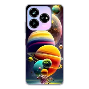 Чохол (ТПУ) з планетами на ZTE Nubia V60 Design (Сонячна система)