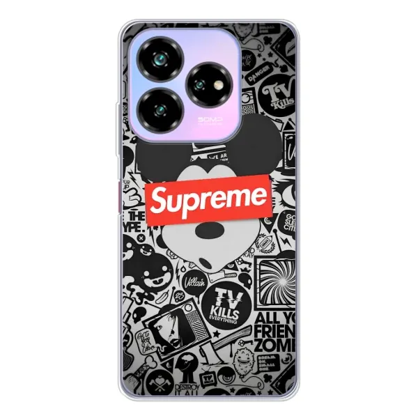 Чехол с рисунком «Supreme Маус» для ZTE Nubia V60 Design Чехол с рисунком «Supreme Маус» для ZTE Nubia V60 Design