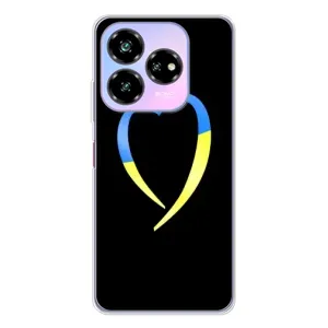 Силиконовый Чехол на ZTE Nubia V60 Design (Я-Украина) (Украинское сердце)