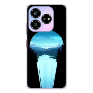 Літній Чохол на ZTE Nubia V60 Design (Синій Водоспад)