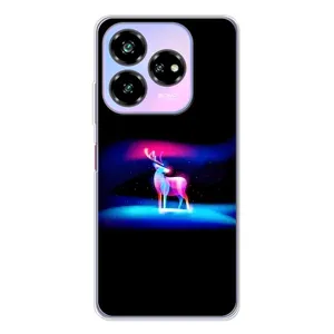 Силиконовый бампер с картинкой животных для ZTE Nubia V60 Design (Яркий олень)