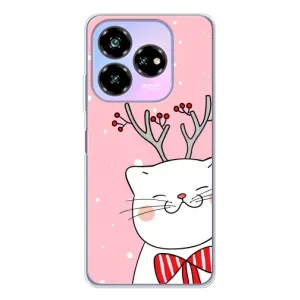 Чехол на тематику: Коты для ZTE Nubia V60 Design (Зимний кот)