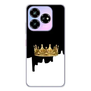 Чехол (Корона на чёрном фоне) для Нубиа В60 Дезижн (Золотая корона)