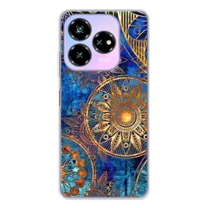 Чехлы со смыслом для ZTE Nubia V60 Design (Золотые узоры)