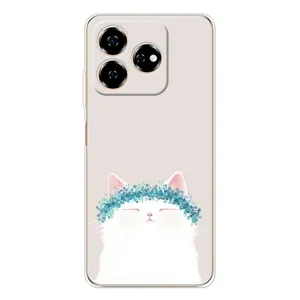 Чехол на тематику: Коты для ZTE Nubia V60 (Белый котик)