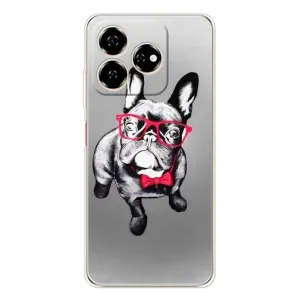 Чохол (ТПУ) Милі песики для ZTE Nubia V60 (Бульдог в окулярах)