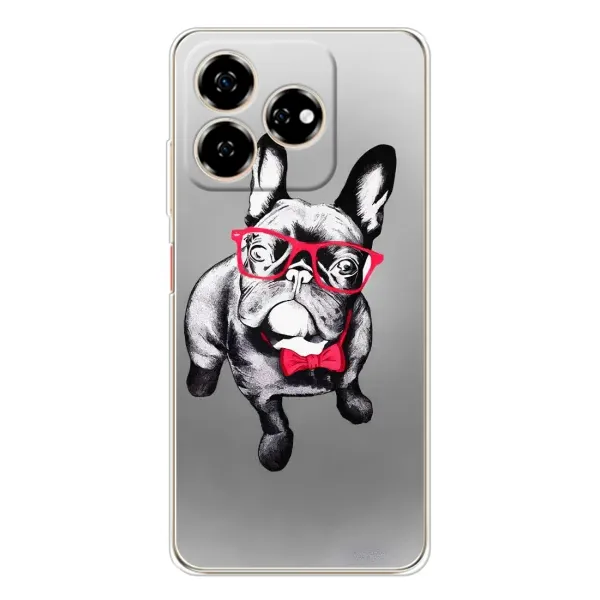 Чехол с рисунком «Бульдог в очках» для ZTE Nubia V60 Чехол с рисунком «Бульдог в очках» для ZTE Nubia V60