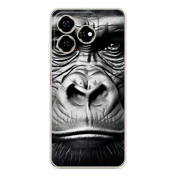 Чехол с рисунком «Черная обезьяна» для ZTE Nubia V60 Чехол с рисунком «Черная обезьяна» для ZTE Nubia V60