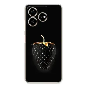 Чехол с изображением вкусной еды для ZTE Nubia V60 (Чёрная клубника)