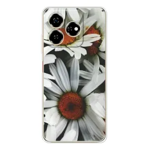 Чехол с ромашками на ZTE Nubia V60 (Цветы Ромашки)