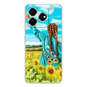 Чохол Стильні дівчата на ZTE Nubia V60 (Дівчина на полі)