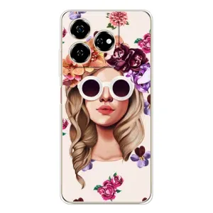 Чохол з картинкою Модні Дівчата ZTE Nubia V60 (Дівчина в окулярах)