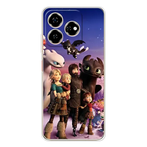 Чехол с рисунком «Герои дракона» для ZTE Nubia V60 Чехол с рисунком «Герои дракона» для ZTE Nubia V60