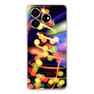 Чохол новорічна ялинка на ZTE Nubia V60 (Гірлянди)