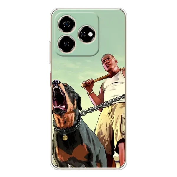 Чехол с рисунком «GTA» для ZTE Nubia V60