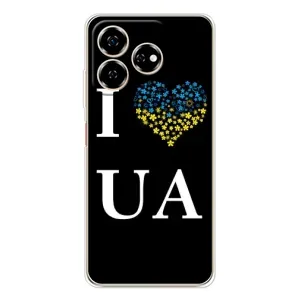 Силиконовый Чехол на ZTE Nubia V60 (Я-Украина) (I Love UA)
