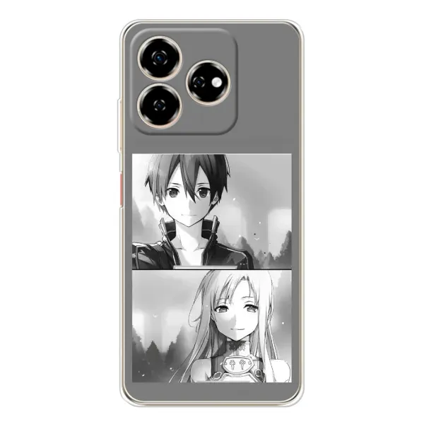 Чехол с рисунком «Кирито-Асуна» для ZTE Nubia V60 Чехол с рисунком «Кирито-Асуна» для ZTE Nubia V60