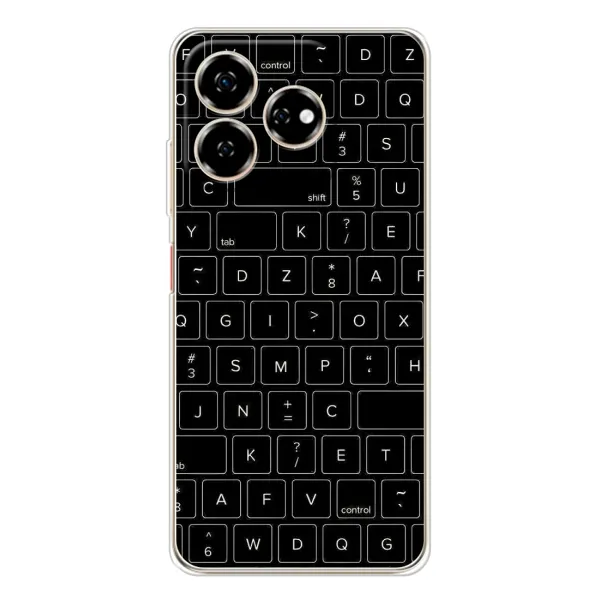 Чехол с рисунком «Клавиатура» для ZTE Nubia V60 Чехол с рисунком «Клавиатура» для ZTE Nubia V60