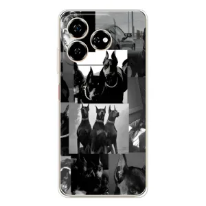 Чохол ДОБЕРМАН  для ZTE Nubia V60 (Колаж Доберман)