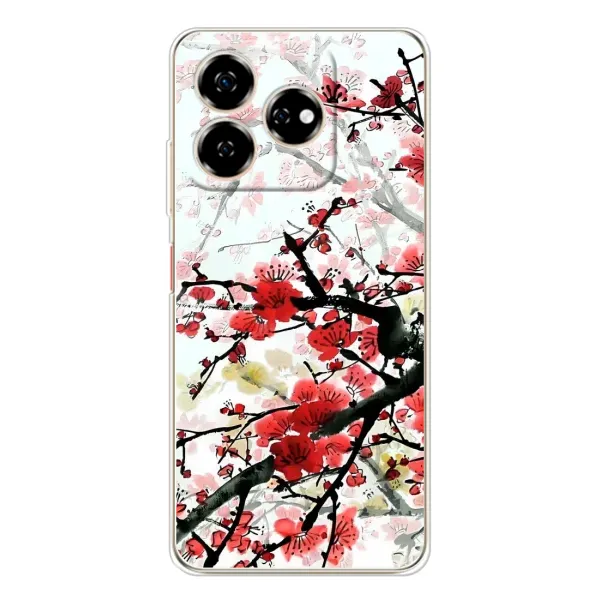 Чехол с рисунком «Красивая Сакура» для ZTE Nubia V60 Чехол с рисунком «Красивая Сакура» для ZTE Nubia V60