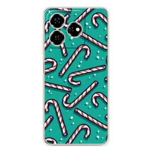 Силіконовий бампер на різдво для ZTE Nubia V60 (Льодяники)