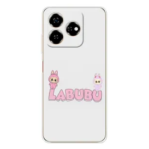 Чехол с принтом Лабубу для ZTE Nubia V60 (Логотип Лабубу)