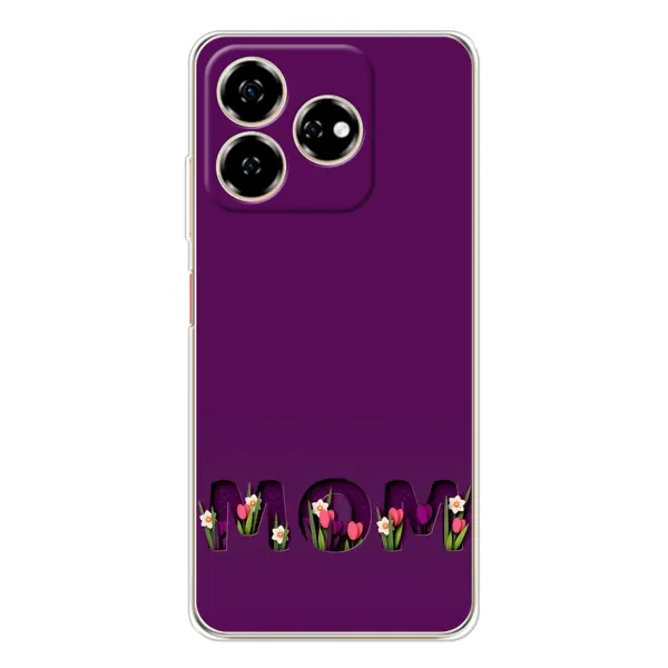 Чехол с рисунком «Мама с цветами» для ZTE Nubia V60 Чехол с рисунком «Мама с цветами» для ZTE Nubia V60