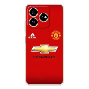 Силиконовые Чехлы принт Футбол на ZTE Nubia V60 (Man United)