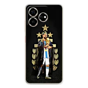 Чехлы Лео Месси Аргентина для ZTE Nubia V60 (Месси король)