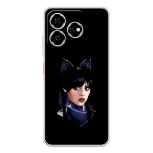 Чохол з картинкою Венсдей на ZTE Nubia V60 (Мила Венсдей)