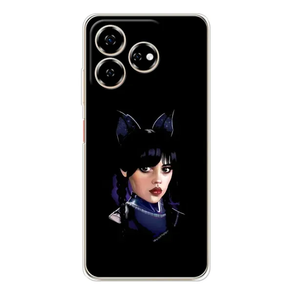Чехол с рисунком «Милая Уэнсдей» для ZTE Nubia V60 Чехол с рисунком «Милая Уэнсдей» для ZTE Nubia V60