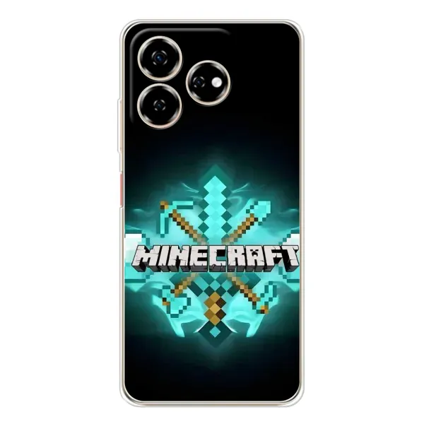 Чехол с рисунком «MineCraft 2» для ZTE Nubia V60