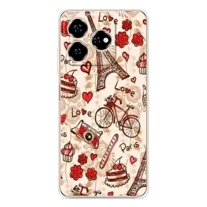 Чехол с Эйфелевой башней на ZTE Nubia V60 (Париж мечта)