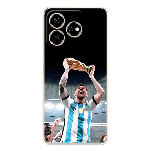 Чехол с рисунком «Счастливый Месси» для ZTE Nubia V60 Чехол с рисунком «Счастливый Месси» для ZTE Nubia V60