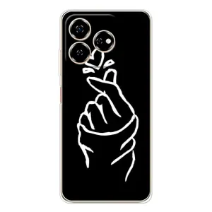 Чохол (Знак сердечка) для ZTE Nubia V60 (Сердечко на чорному)