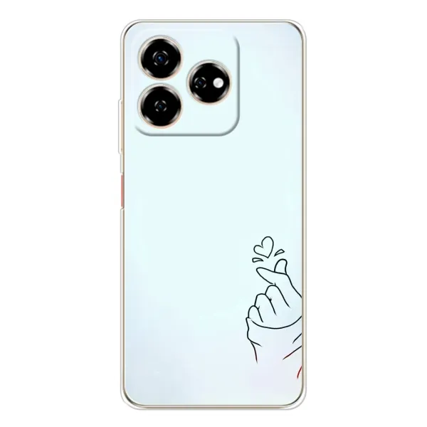 Чехол с рисунком «Сердце на голубом» для ZTE Nubia V60 Чехол с рисунком «Сердце на голубом» для ZTE Nubia V60