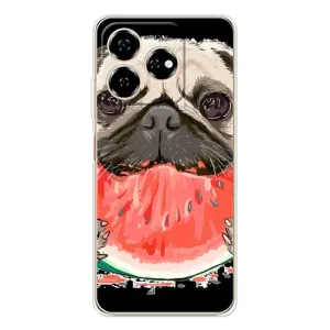 Чохол (ТПУ) Милі песики для ZTE Nubia V60 (Смішний Мопс)