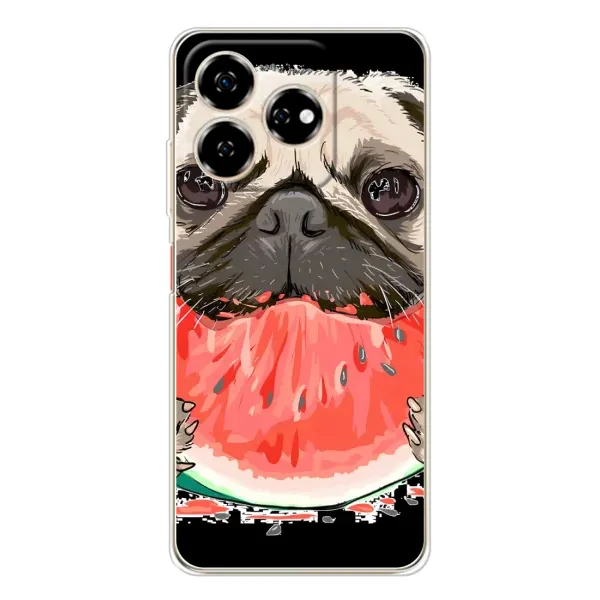Чехол с рисунком «Смешной Мопс» для ZTE Nubia V60 Чехол с рисунком «Смешной Мопс» для ZTE Nubia V60