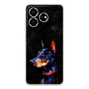 Бампер для ZTE Nubia V60 з картинкою "Песики" (Собака Мопсік)