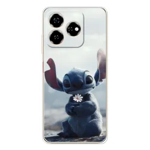 Чохол з малюнком Стіч для ZTE Nubia V60 (Стіч з квіткою)