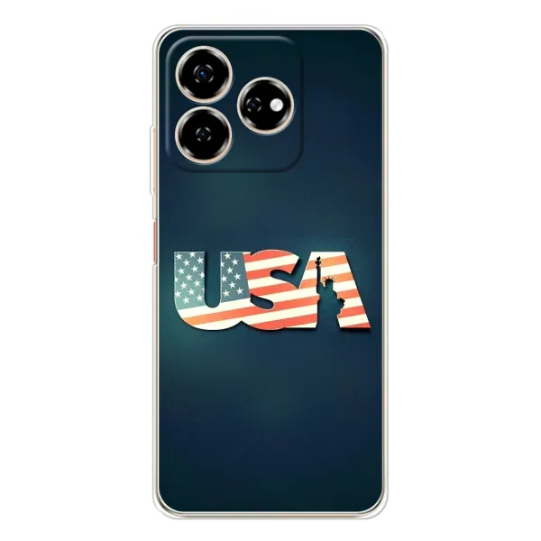 Чехол с рисунком «USA» для ZTE Nubia V60 Чехол с рисунком «USA» для ZTE Nubia V60