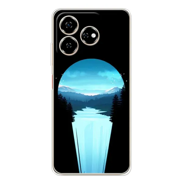 Чехол с рисунком «Синий Водопад» для ZTE Nubia V60 Чехол с рисунком «Синий Водопад» для ZTE Nubia V60