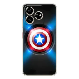 Чохол с Щітом Капітана Америки на ZTE Nubia V60 (Яскраий Щит Капітана)
