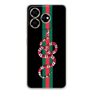 Чохли бренд ГУЧЧІ для ZTE Nubia V60 (Змій Гуччі)