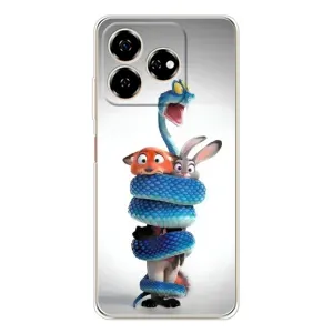 Силіконовий чохол з принтом Зоотрополіс для ZTE Nubia V60 (Змія Зоо)