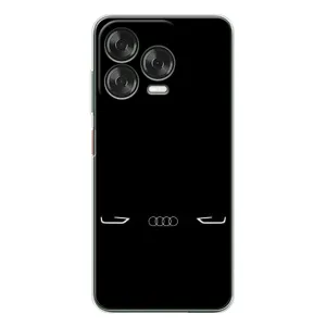 Силиконовый бампер с картинкой машины на ZTE Nubia V70 Design (Силует Audi)