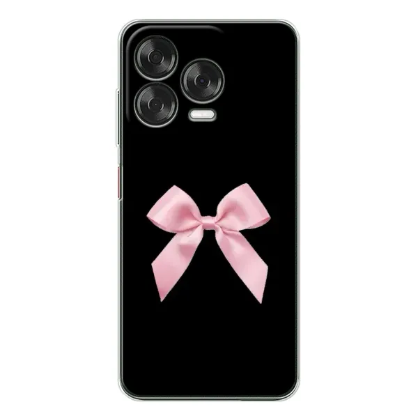 Чехол с рисунком «Бант на черном» для ZTE Nubia V70 Design