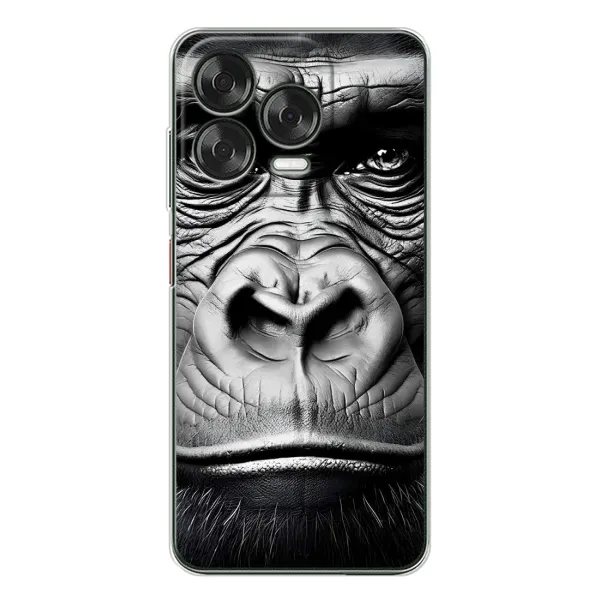 Чехол с рисунком «Черная обезьяна» для ZTE Nubia V70 Design Чехол с рисунком «Черная обезьяна» для ZTE Nubia V70 Design