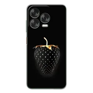 Чехол с изображением вкусной еды для ZTE Nubia V70 Design (Чёрная клубника)