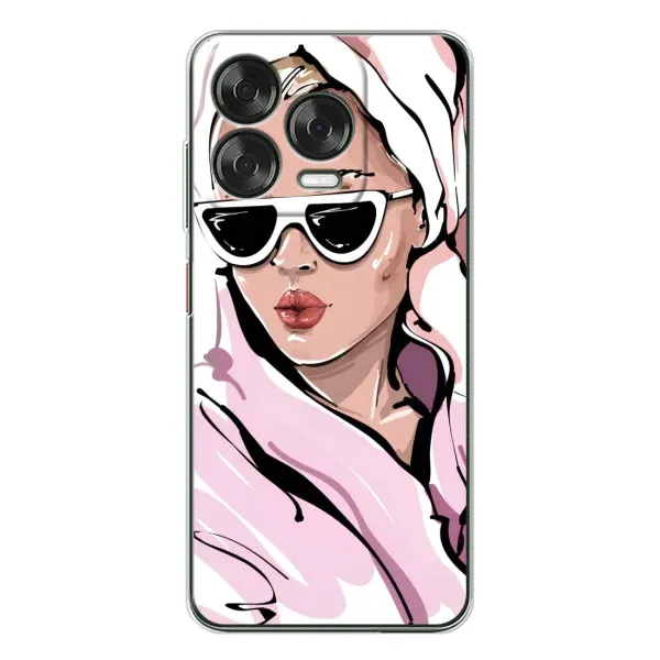 Чехол с рисунком «Девушка в халате» для ZTE Nubia V70 Design Чехол с рисунком «Девушка в халате» для ZTE Nubia V70 Design